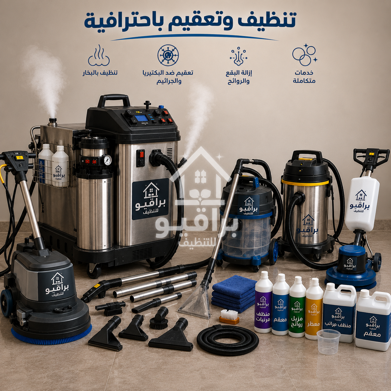معدات تنظيف الحمامات