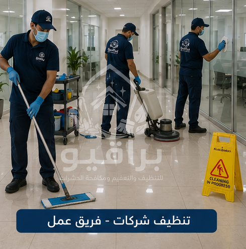 فريق عمل تنظيف الشركات من براقيو