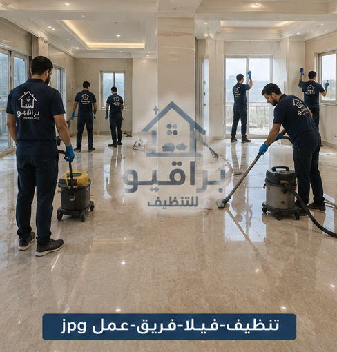 فريق عمل تنظيف الفلل من براقيو
