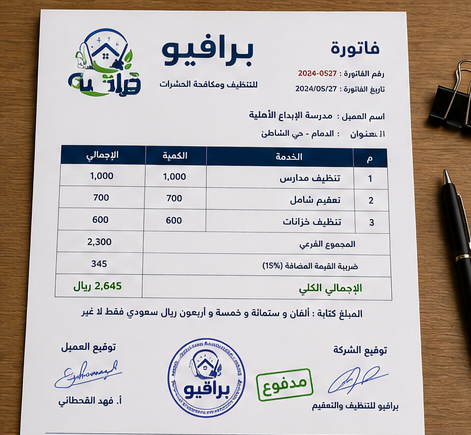 عقود نظافة الفلل